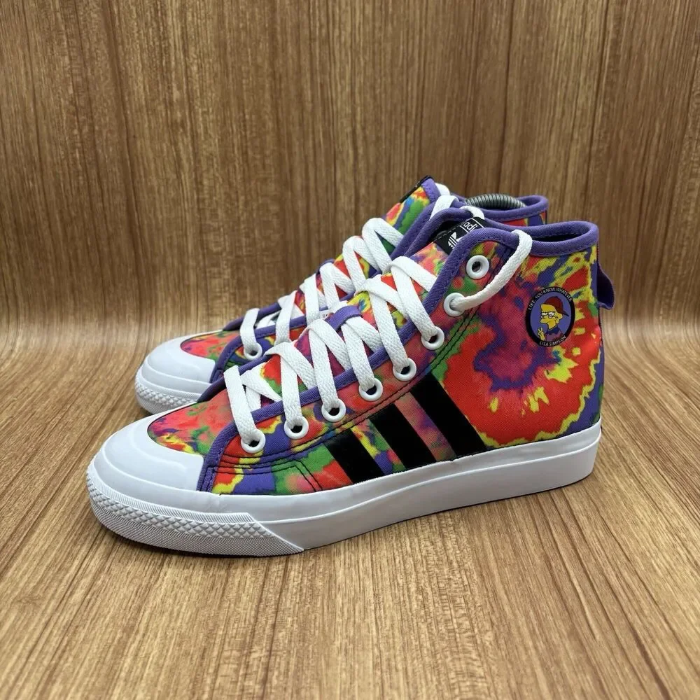 Adidas‎ Originals Nizza Junior SZ 7 Y Women 9 Lisa Simpson Sneakers THE SIMPSONS